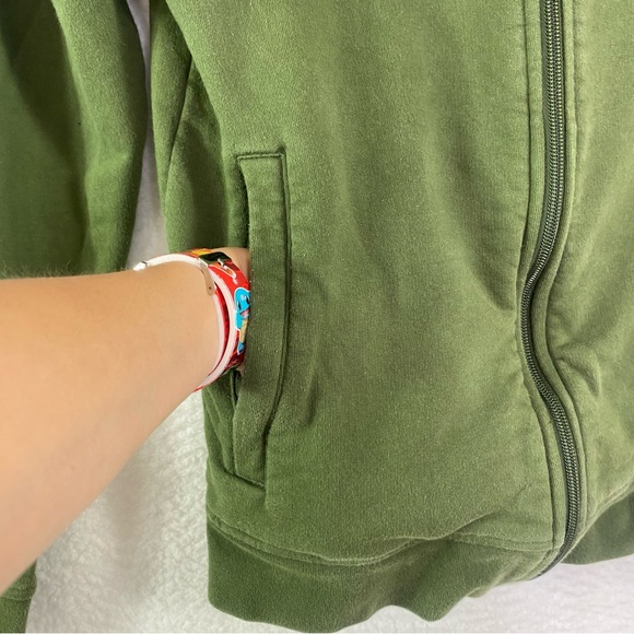 Lacoste Sport Green Full Zip Hoodie Size S - Picture 5 of 7